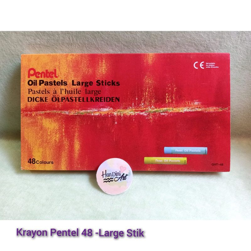 

Crayon Pentel 48 warna Krayon Lomba Krayon Mewah Peralatan Menggambar Handini Art