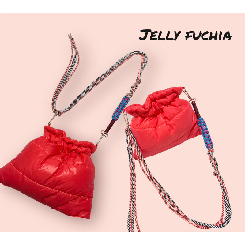 (FREE STRAP) PUFFY BAG BY THALIABAG // TAS WANITA LUCU// STRAP BAG MACRAME // GANTUNGAN KUNCI // KEYCHAIN// PARASUT// BAG CHRAME // COD // FASHION WANITA // DRESS WANITA// OOTD