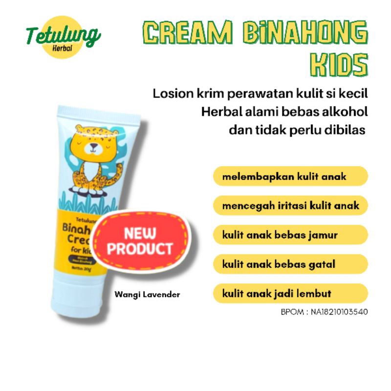 Krim Binahong Diaper Rush Lotion Anak 20 gr / Diaper Cream Anak Ampuh Alami Bpom / Diaper Rush Cream