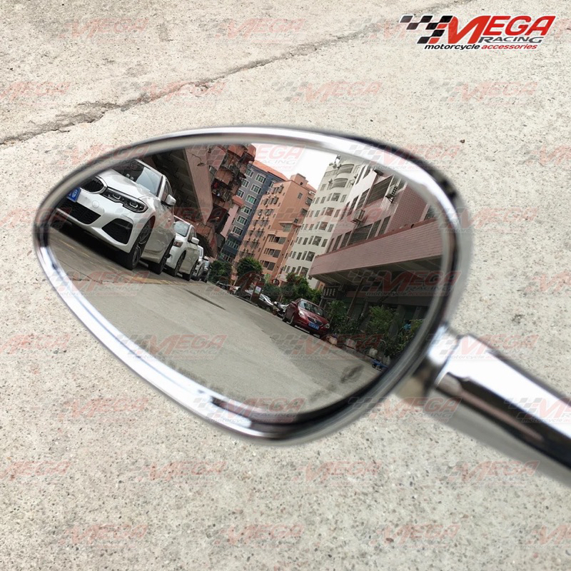 Spion Vespa Sprint Primavera Chrome &amp; Black Kaca Spion Motor Universal Nmax Pcx Aerox Xmax Adv Vario Beat Scoopy Rx King Vixion Genio Vazzio 110 125 150 155 160 Dll