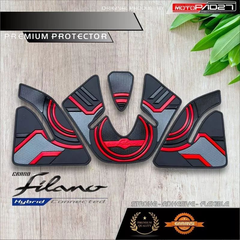 Deckpad Rubber Fullset Grand filano 2023 Stiker Deckpad Rubber Yamaha Grand filano 2023