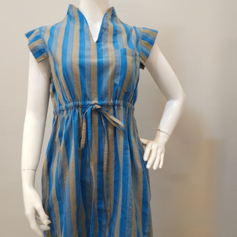 Lapis dress/lurik unik/dress lurik