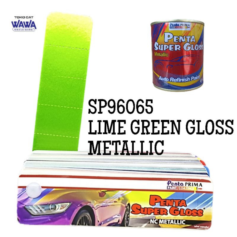 cat duco Penta Super Gloss Lime green gloss SP96065 (hijau metallic ninja RR) 200gr