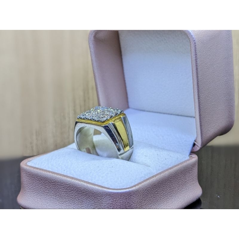 CINCIN PERAK BERLIAN EROPA - CINCIN COWOK - PRIA - HANDMADE