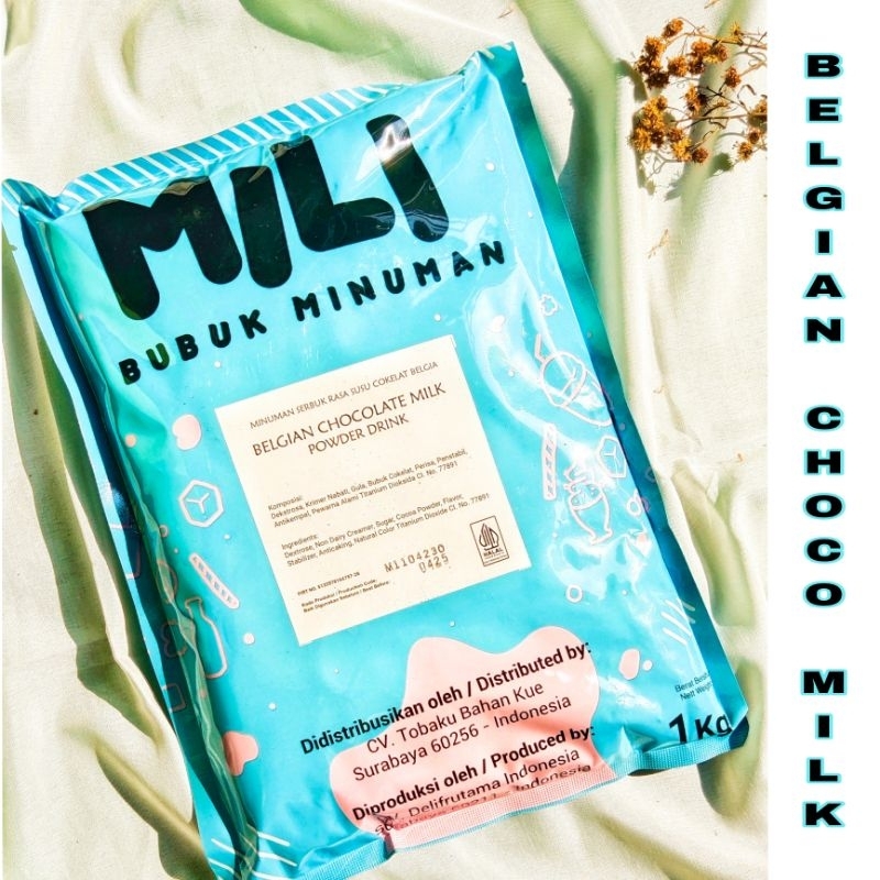 

BUBUK MILI BELGIAN CHOCOLATE MILK KEMASAN 1 KG/POWDER MILI