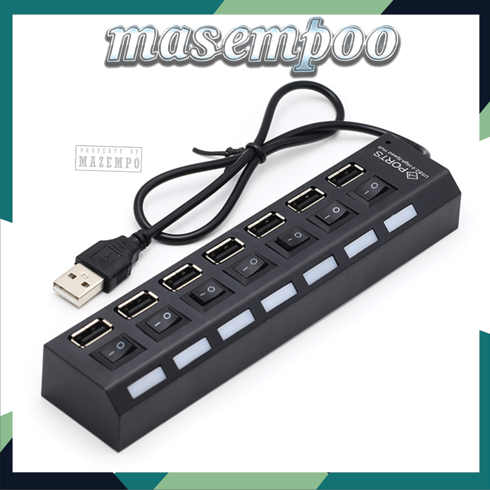 Usb Hub Port 4 / 7 saklar On Off 50 cm 4 High Speed output