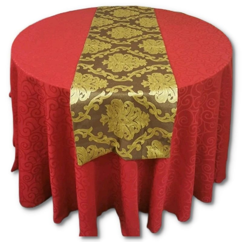 runner meja taplak runner meja dekorasi meja pernikahan