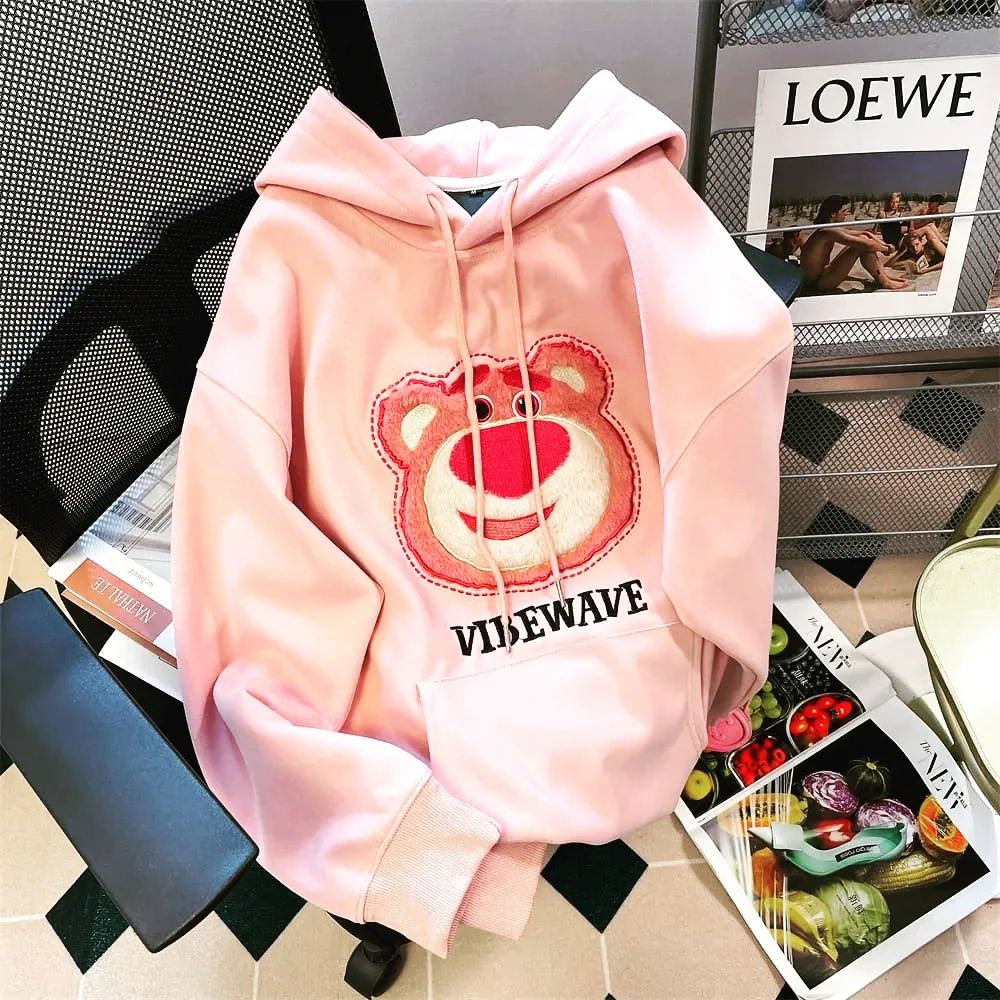 HOODIE WANITA VIBEWAWE BAHAN FLECCE LD 110 CM PB 65 CM HOODIE WANITA OVERSIZE TERBARU 2023 KEKINIAN SWEATER WANITA KOREAN STYLE