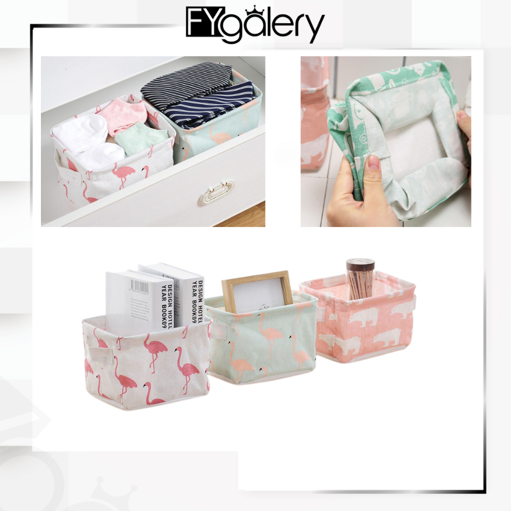 FYGALERY HL0051 Storage Box Mini Serbaguna kotak Organizer Basket Multifungsi Murah