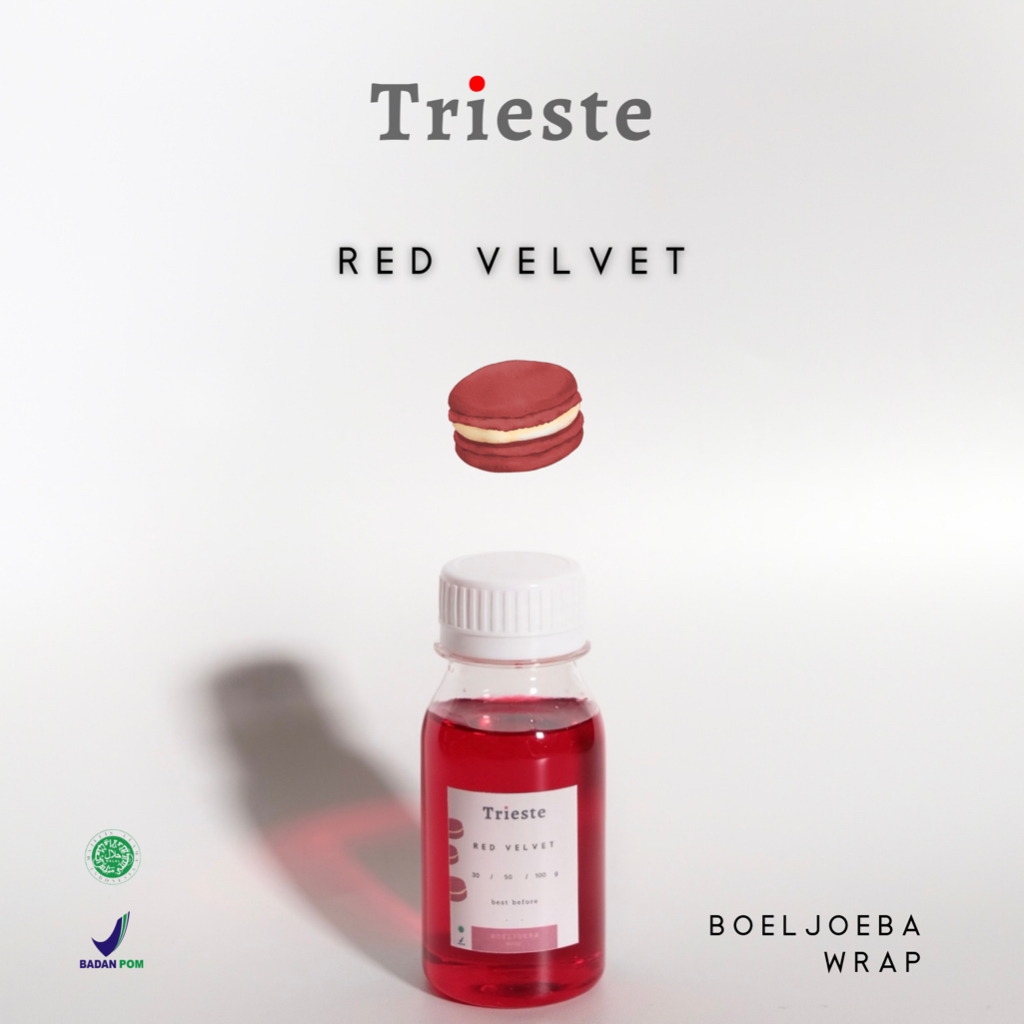 Trieste Red Velvet Syrup Repack [30, 50, 100] g
