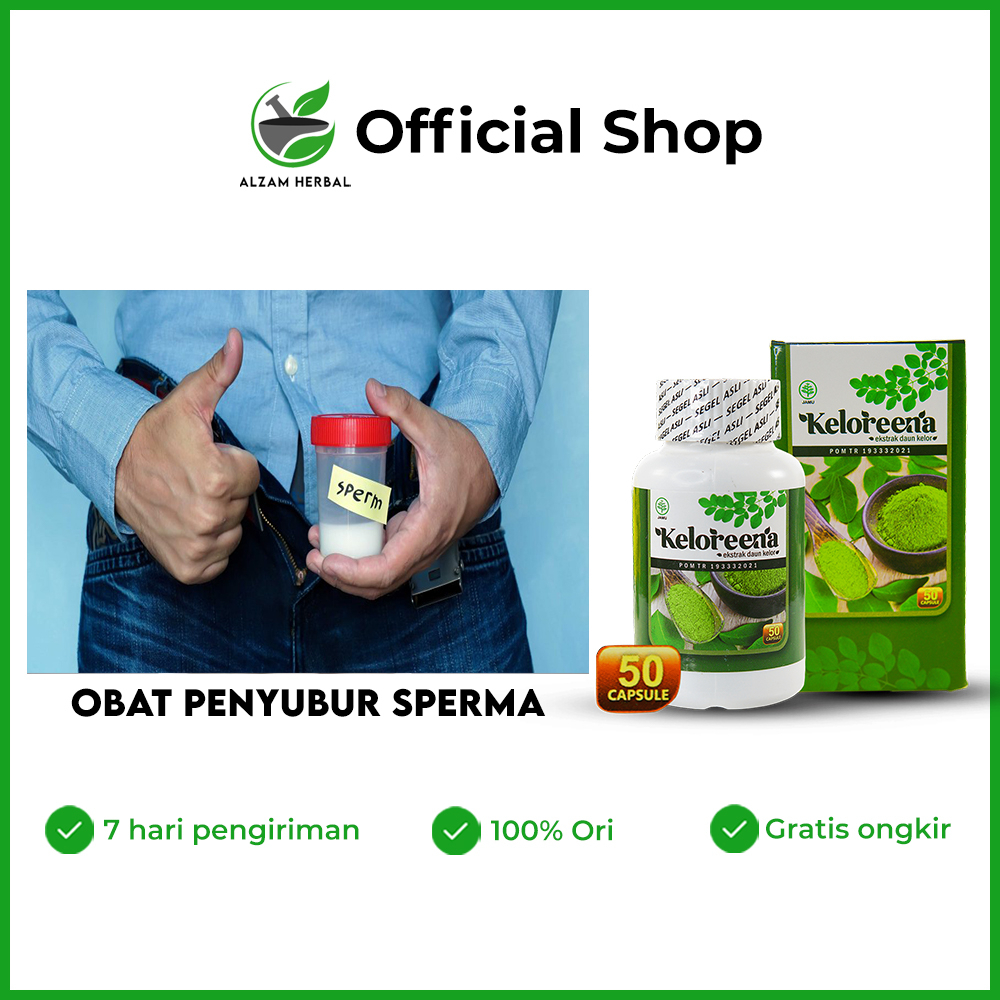 Alzam Herbs - Obat Sperma Asli Penyubur Sperma Memperbanyak Dan Pengental Sperma Pria Keloreena Ekst