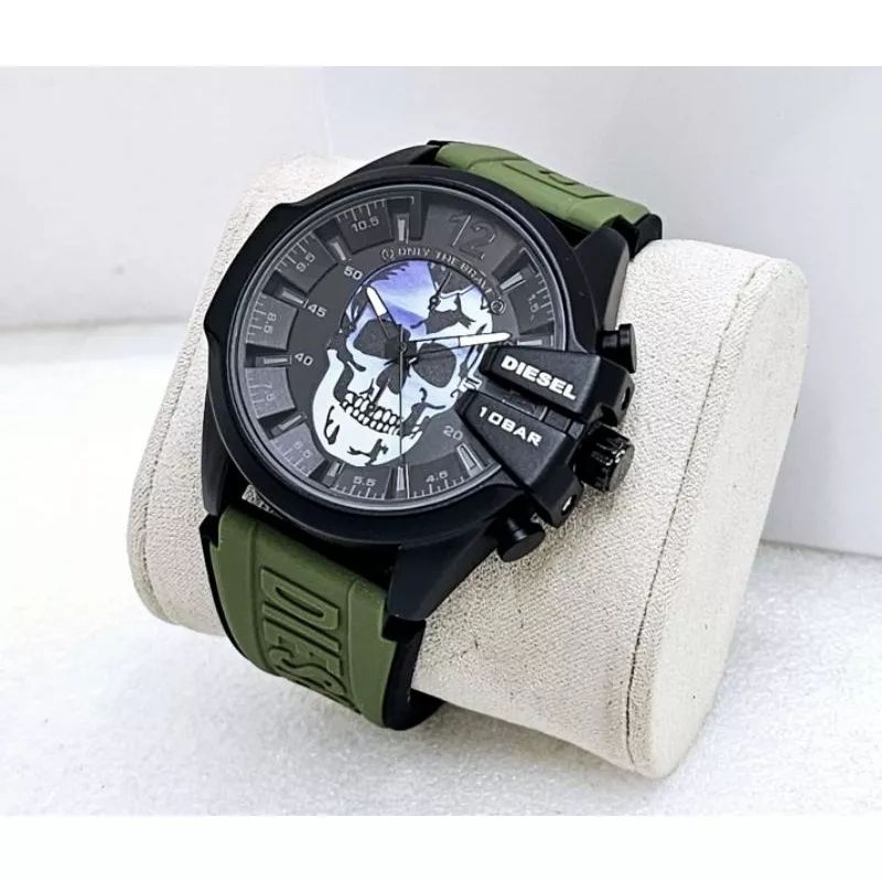 Best Seller Jam Tangan Pria Analog DIESEL Tanggal Aktif Tali Karet Tahan Air