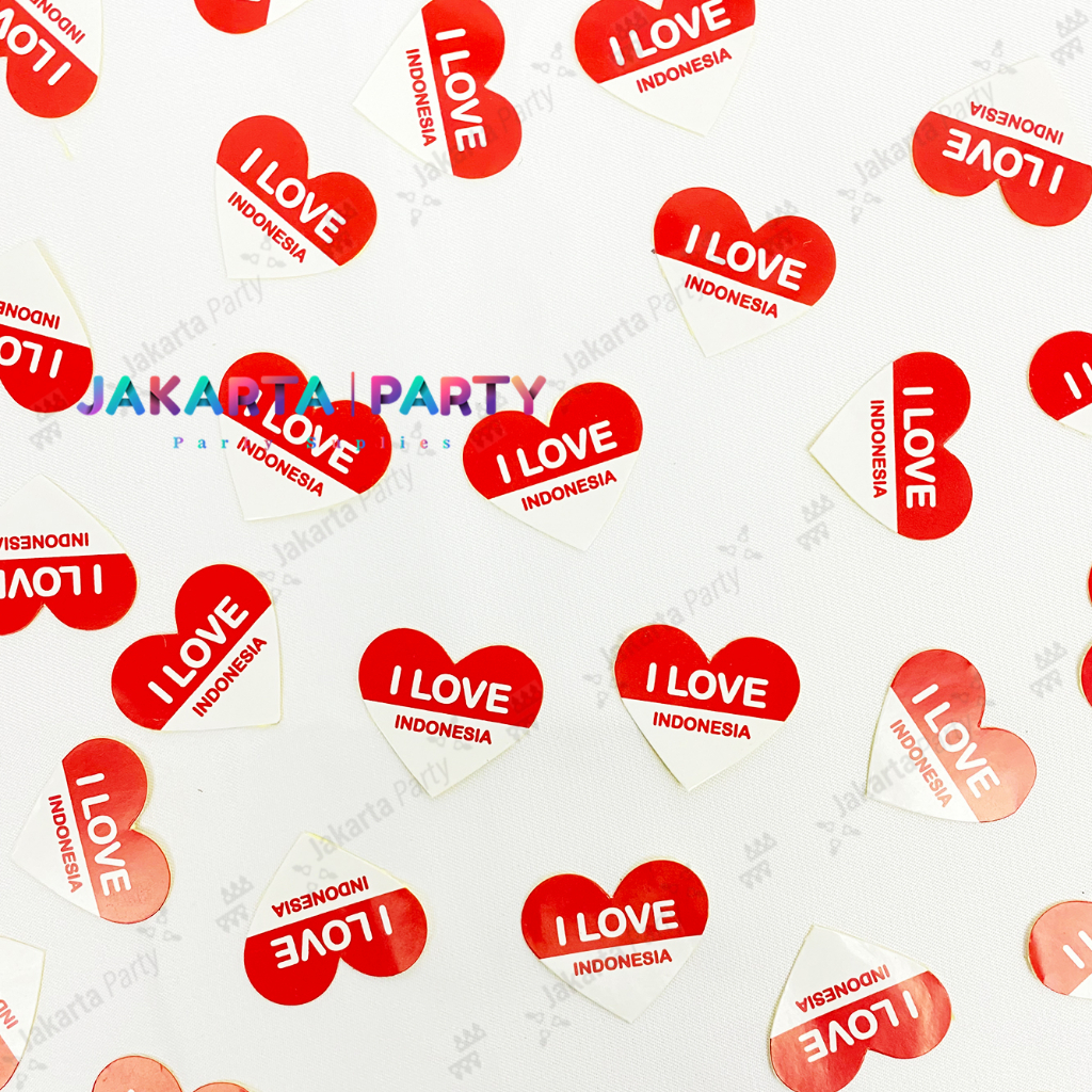 Stiker Pipi Indonesia #3 / Stiker Bendera / Stiker Bendera