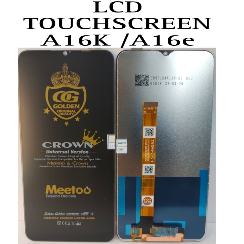 LCD TOUCHSCREEN ORIGINAL CROWN OPPO A16K/A16e FULLSET