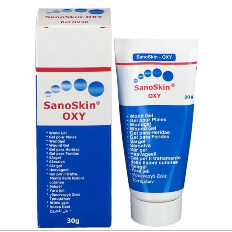 Sanoskin Oxy Gel exp Maret 2025 bekas jerawat/luka decubitus