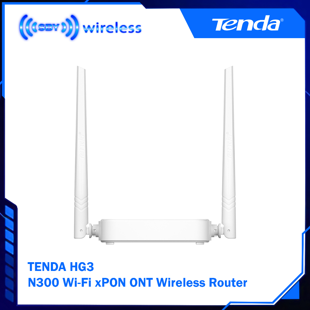 TENDA HG3 N300 Wi-Fi xPON ONT Wireless Router