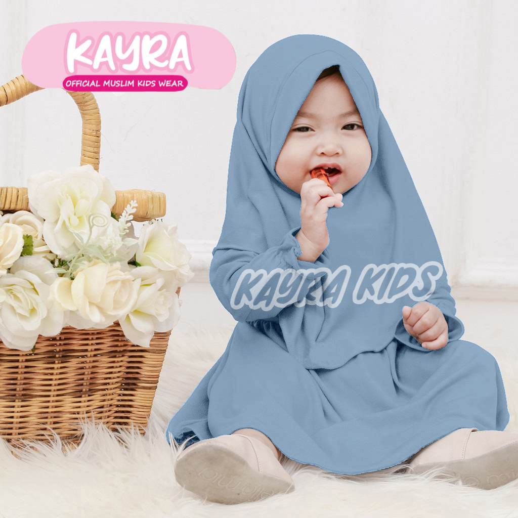 Gamis Bayi Perempuan newborn 0-6 bulan 6-12 bulan 12-18 bulan Baju Muslim Bayi