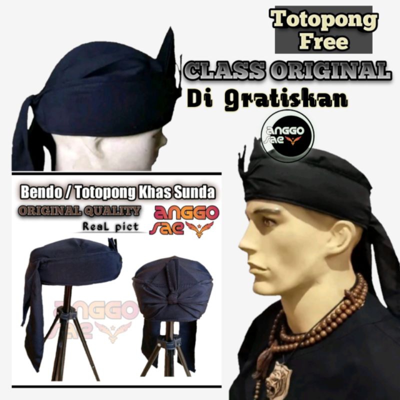 Stelan Pangsi Dewasa Katun Drill Original Hitam Pekat Jumbo Size S-xxxL Baju Adat Tradisional anggosae ORI