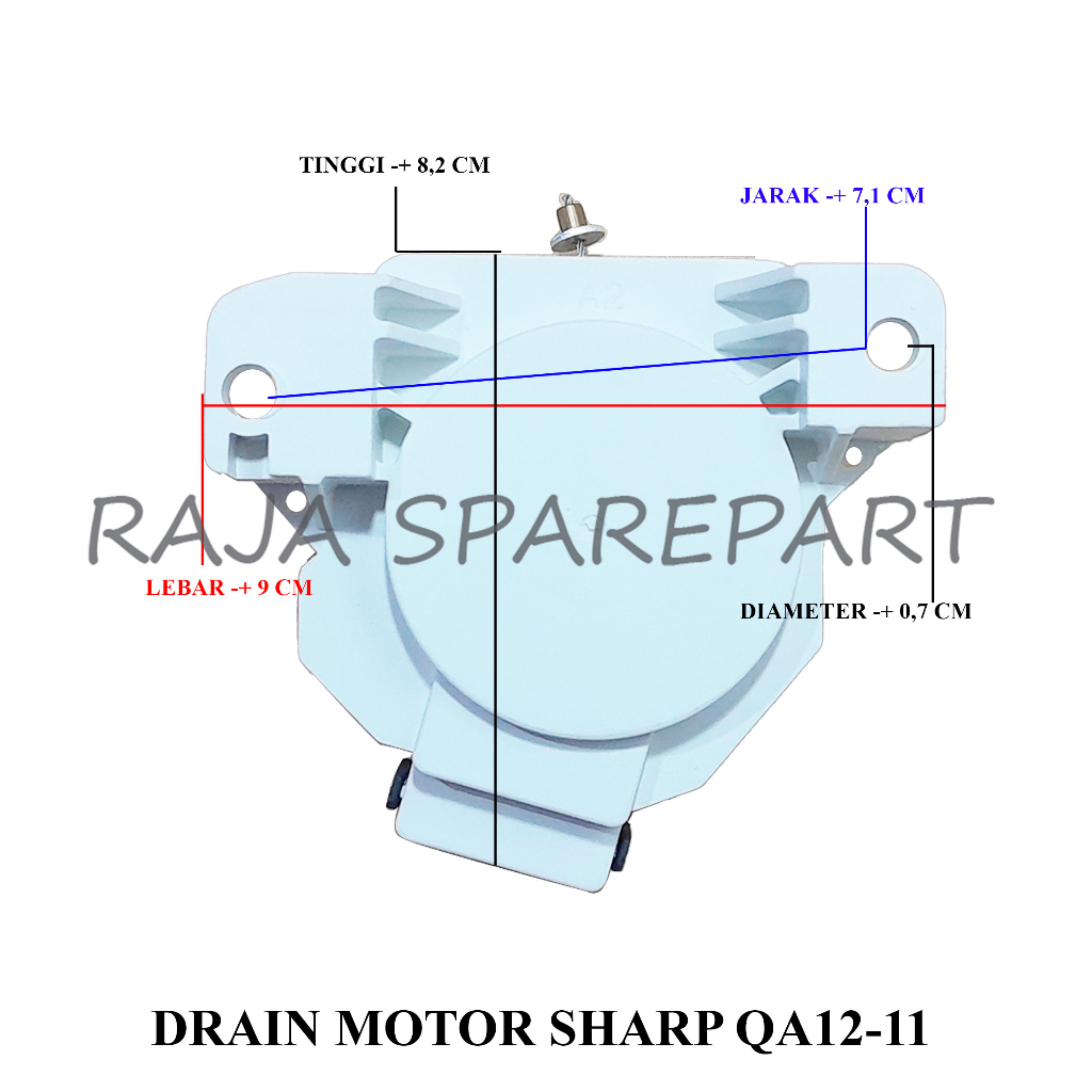 Drain Motor/Motor Pembuangan Air Mesin Cuci Sharp QA12-11