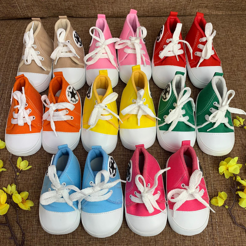 mandirishoestore-[PILIH WARNA] SEPATU PREWALKER ANAK 0-12 BLN TALI FPY04