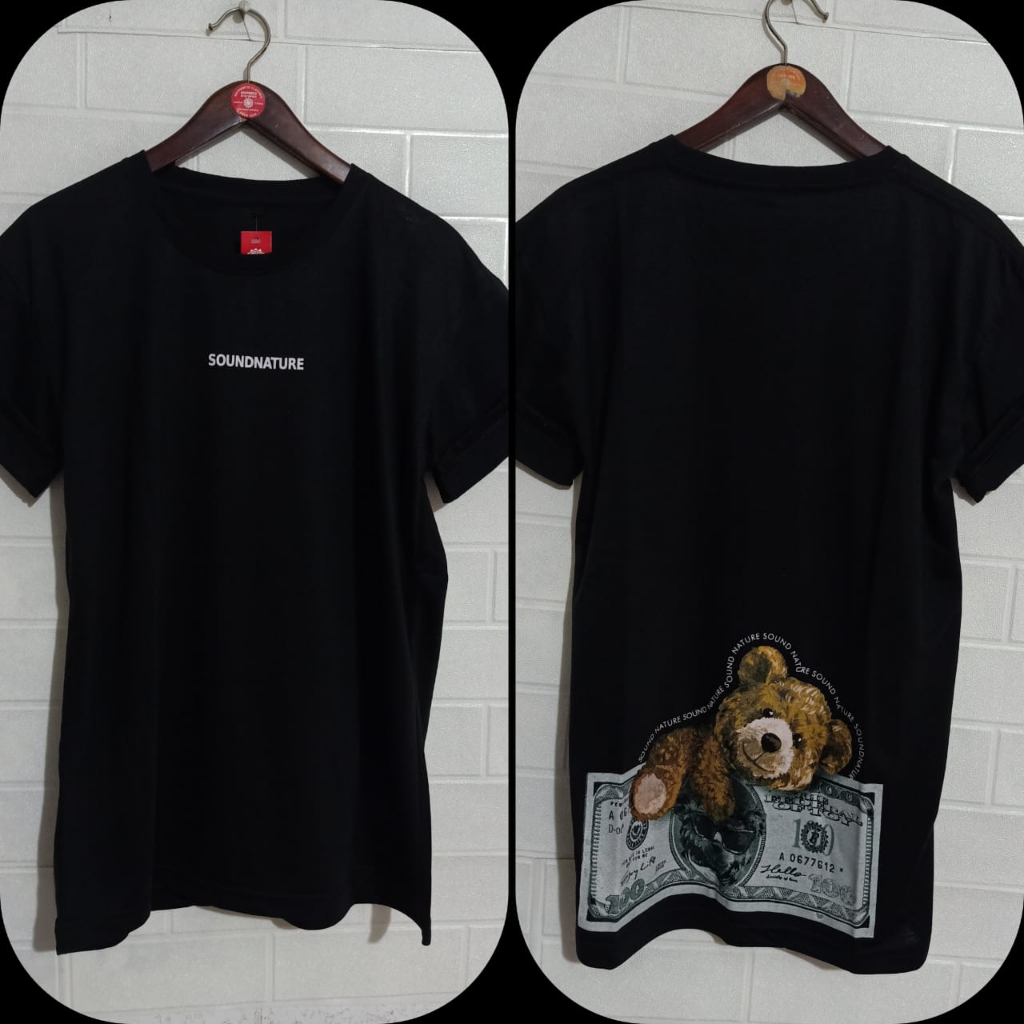 Kaos murah Kaos distro murah baju  distro pria t-shirt murah combed30s ST bear