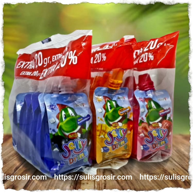 

Inaco jelly drink nata de coco 1 pak isi 5 Pouch