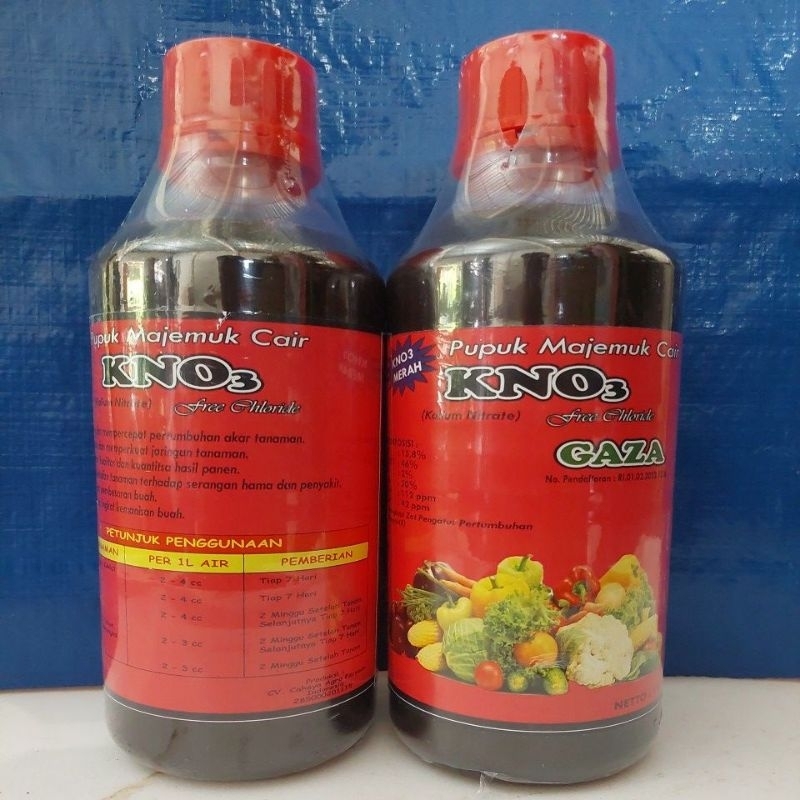 Pupuk KNO3 merah cair 1 liter kalium nitrate