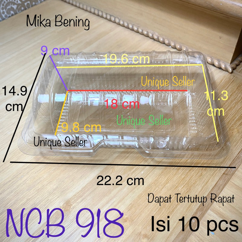 [10 pcs] Mika NCB 918 isi 10 pcs / Mika Bolu Gulung 19 cm / Mika Bolu Gulung 18 cm / Mika Kue Roti Bolen Jumbo NCB 918 / Mika BG 918 / Mika Rolltart Roll Tart Roll Cake 18cm 19cm