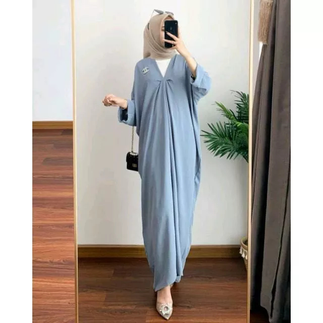 Gamis Kaftan Kekinian Arabian Kaftan Crinkle Kaftan Gamis Kaftan Crinkle Airflow