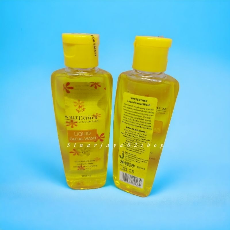 Whitesther Facial Wash Liquid Sabun Esther Bpom 100ml