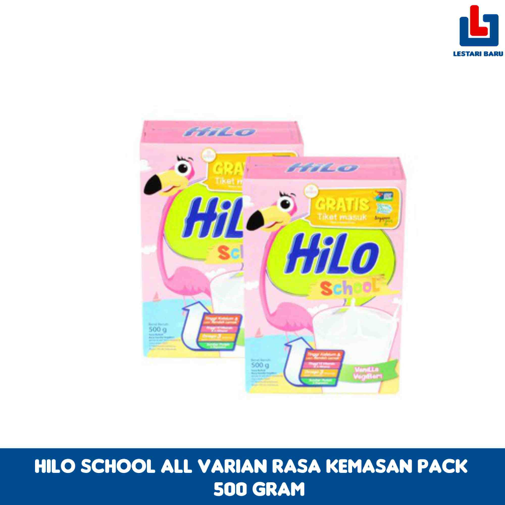 

Hilo School All Varian Rasa Kemasan Pack 500 Gram