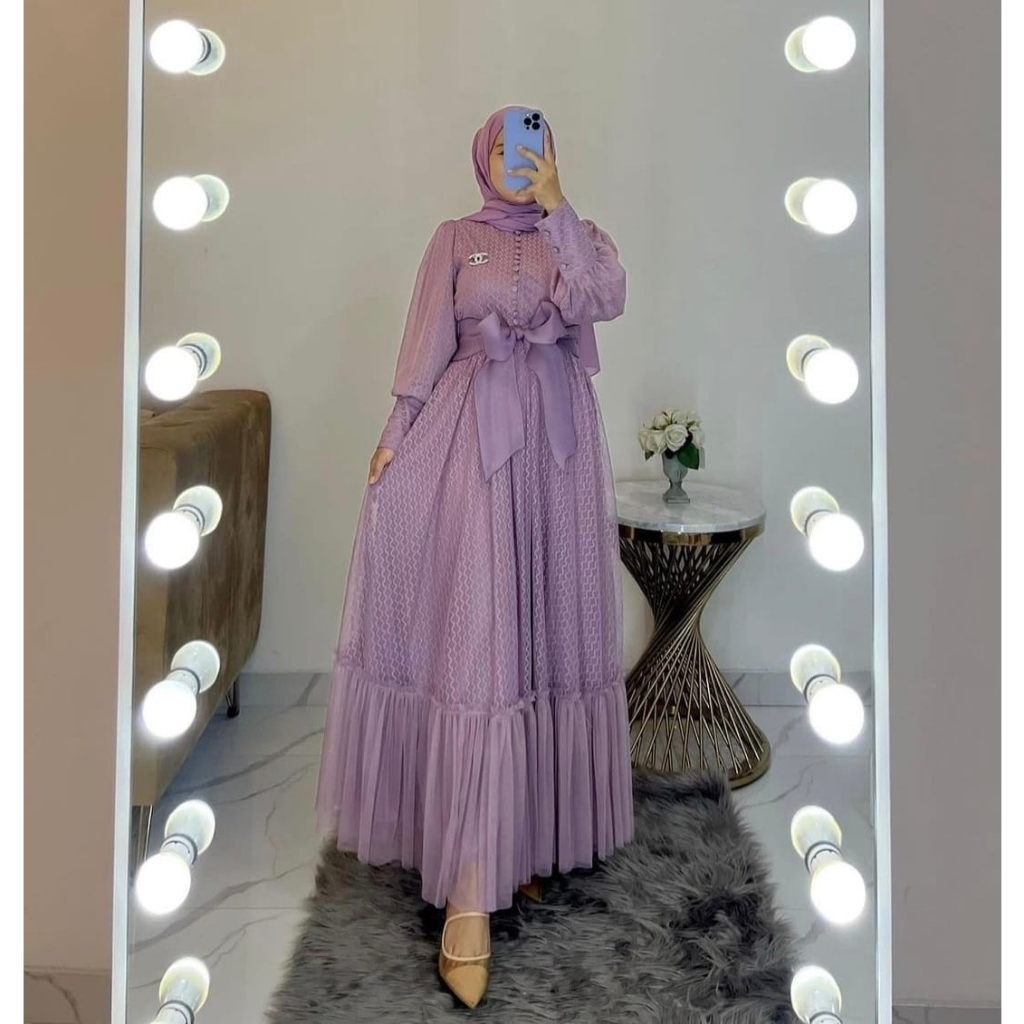 VS - Maxi Riyanti / Maxi Dress Terbaru / Maxi Populer / Maxi Trendy Kekinian / Fashion Muslim