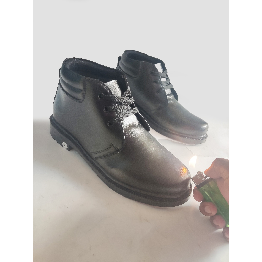 Sepatu PDH Formal Bahan Kulit Asli Mengkilap Galardo