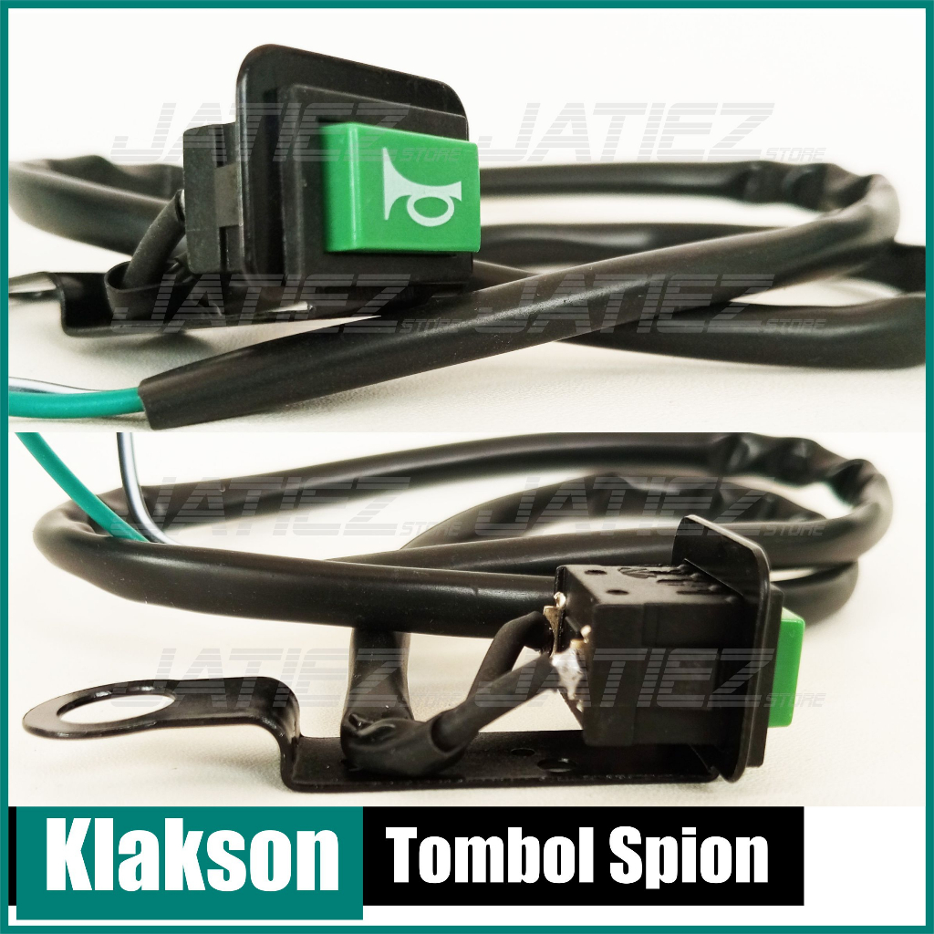 Tombol Push On Klakson Spion Mounting Baut Spion Anti Hujan