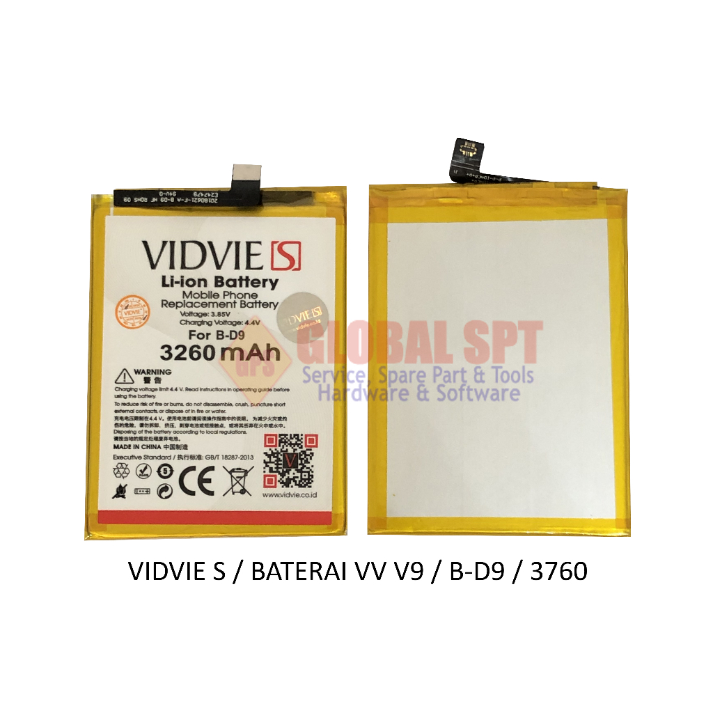 VIDVIE S / BATERAI VIVO V9 / BATRE B-D9 / BATERE 3760