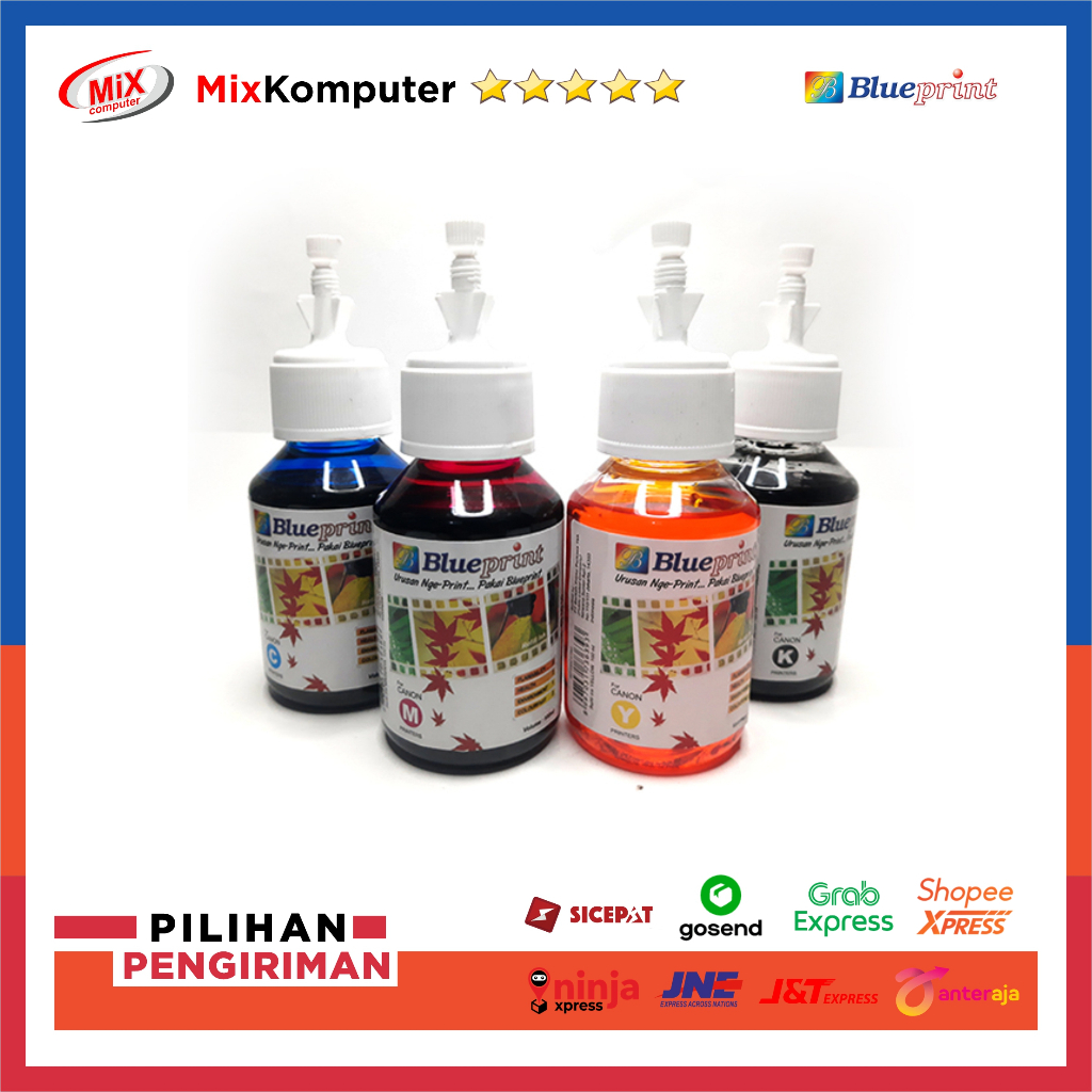 Tinta Canon BLUEPRINT Refill 1 Set 4 Warna 100 ml