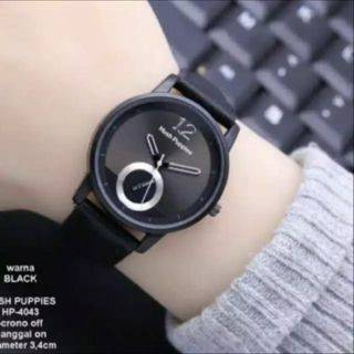 Jam Tangan Korea Wanita Cewek Anak Perempuan Hush Puppies HP-21 Tali Kulit