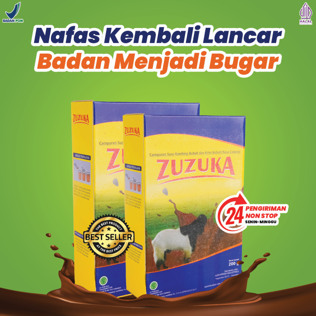 

Zuzuka Susu Kambing Etawa Plus Krimer Nabati Atasi Masalah Pernafasan Dan Tulang