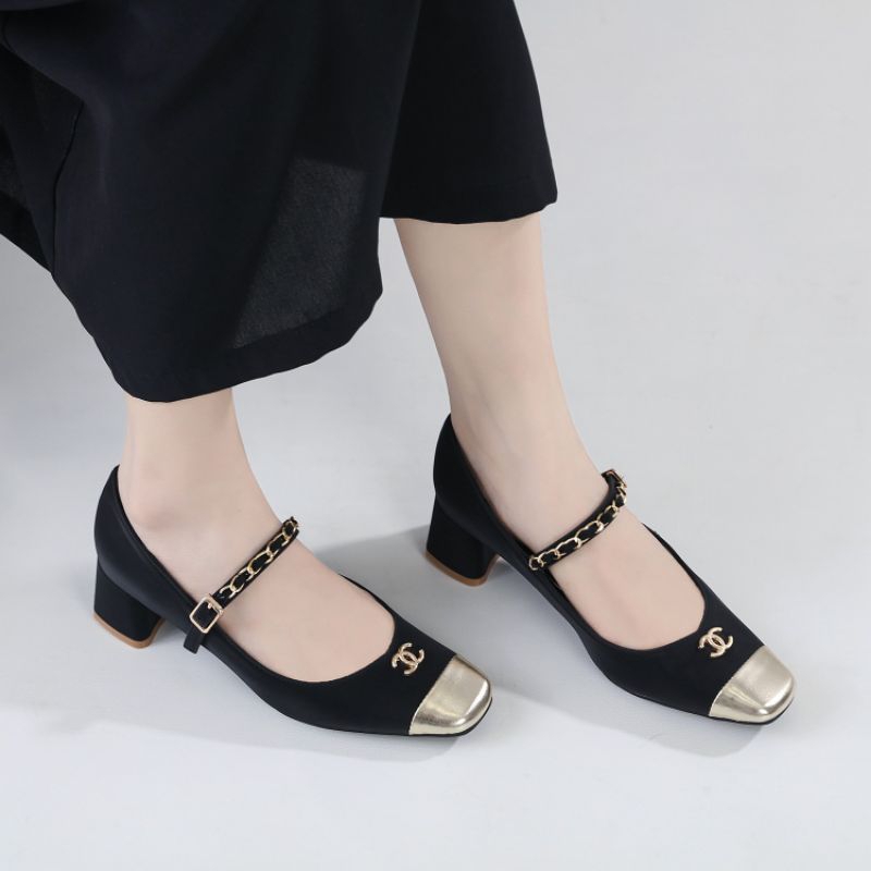 SEPATU HEELS MARY JANE SHOES 808-1