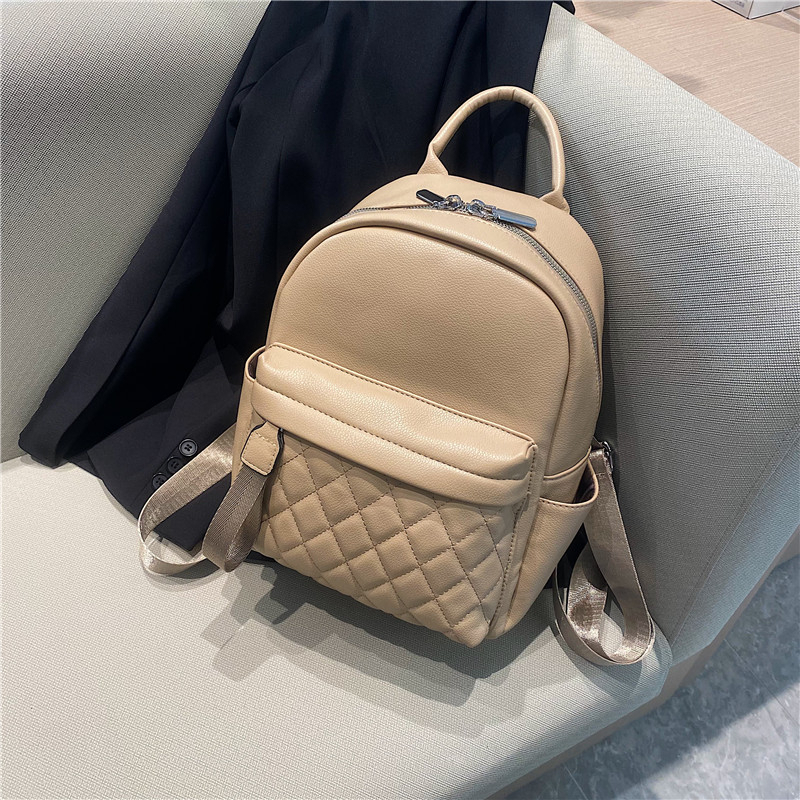 BJ32189 - BLACK/KHAKI/PINK/WHITE - TAS RANSEL JINJING HANDBAG SLEMPANG WANITA FASHION KOREA CHINA IMPORT MODIS ELEGAN TERMURAH TERLARIS TERBARU BAGSTORE JAKARTA TAS BATAM LT2189