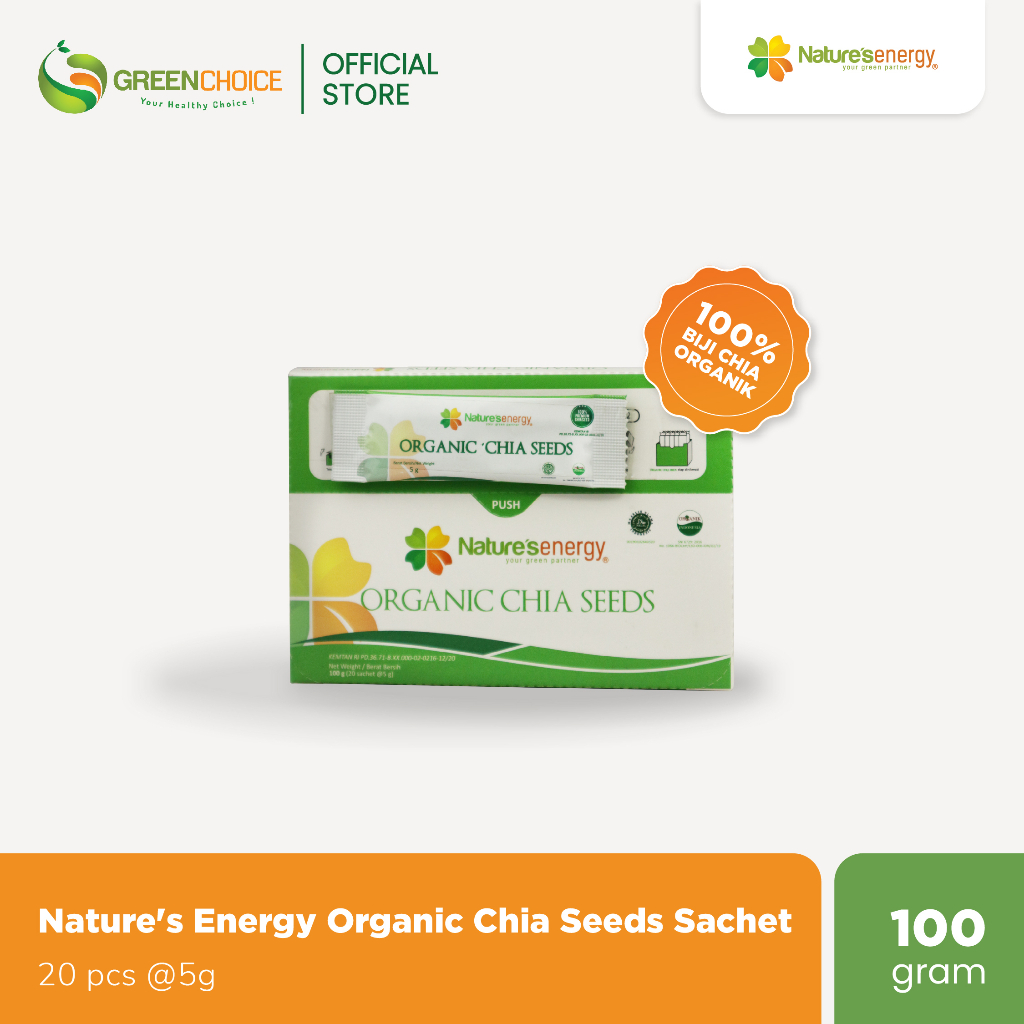 

Nature's Energy Organic Chia Sachet ( 20 pcs @5g )