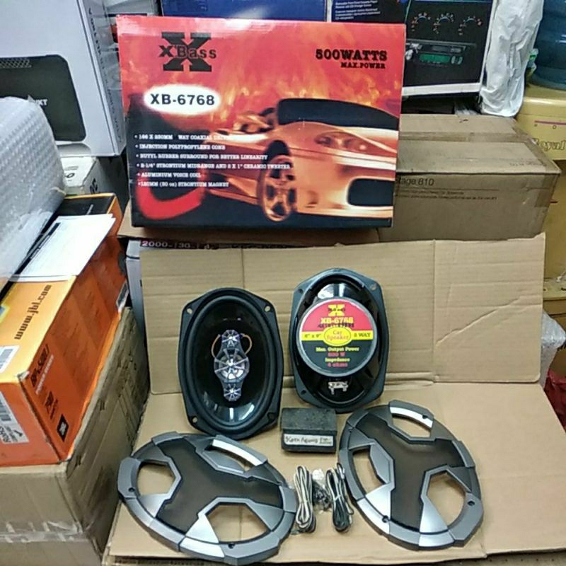 Speaker Oval 3Way XBss XB-6768 Magnet Besar