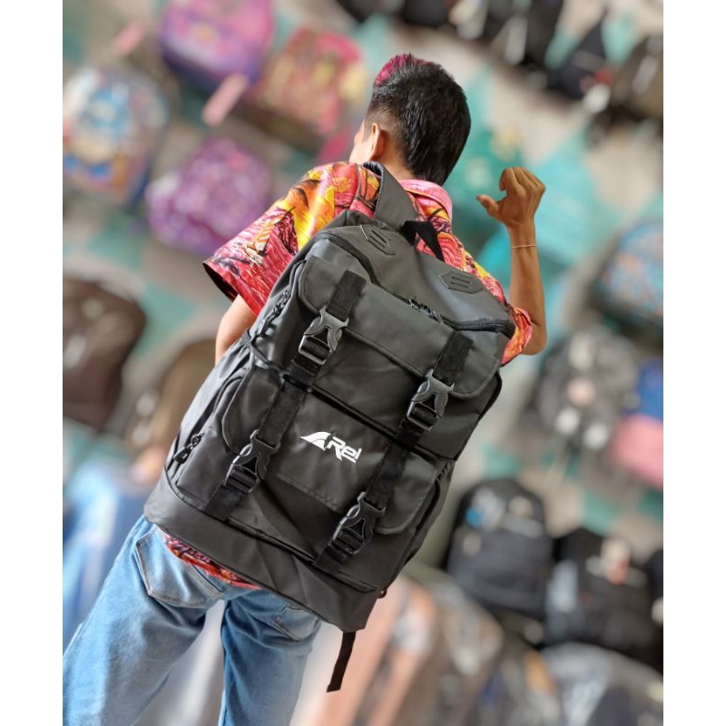 Tas Ransel Laptop Kasual Tas Punggung Tas Sekolah Trendy BIMO Backpack