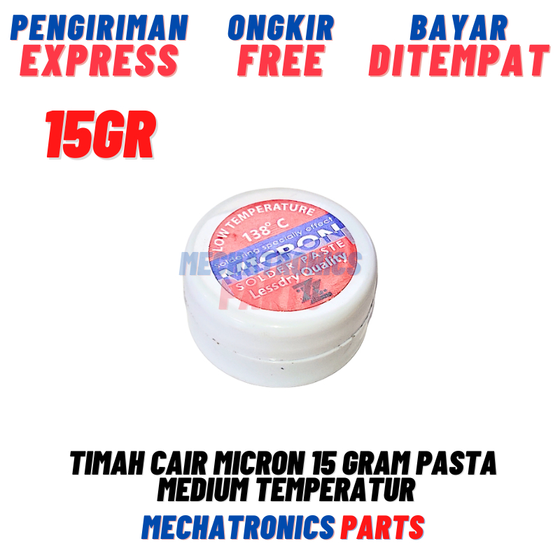 Timah Cair Micron Medium Temperatur Suntik, Pot
