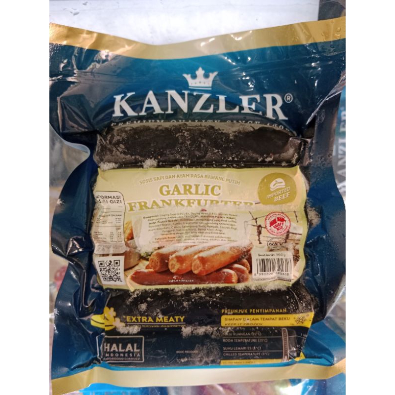 

sosis kanzler garlic Frankfurter
