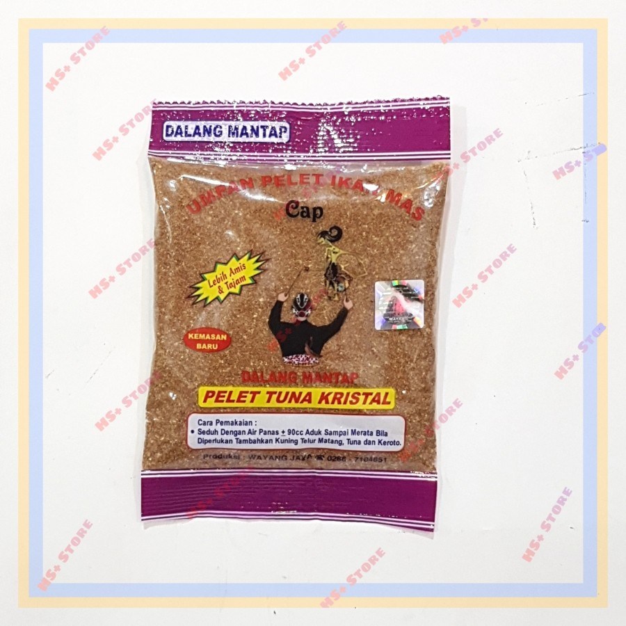 Umpan pancing Pelet ikan mas  Tuna kristal - Umpan ikan mas - Umpan ikan cap dalang