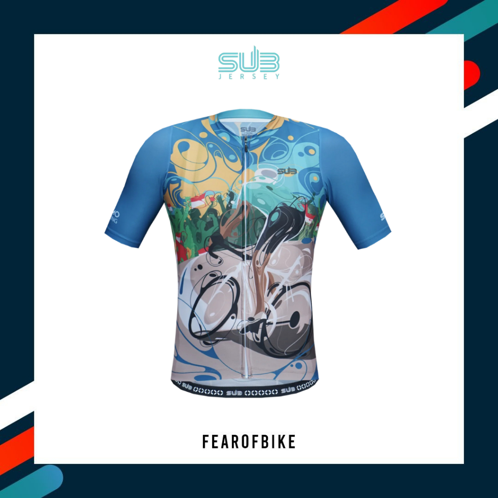 Sub Jersey Merchandise Bromo Kom Navy blue new short sleeve unisex subjersey gowes