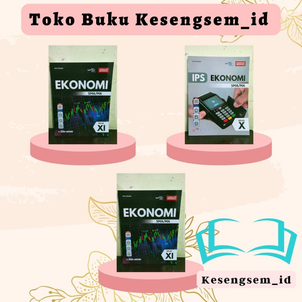 Buku Ekonomi Kelas 10, 11, 12 SMA/MA Kurikulum Merdeka - Bumi Aksara