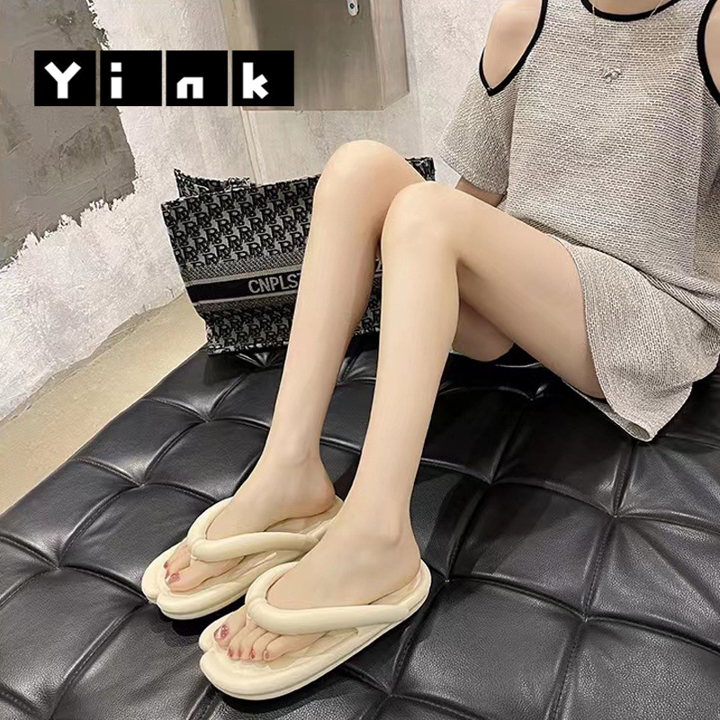 Yink Sandal Jepit Wanita Import Terbaru Sandal Jelly Sendal Wanita Kekinian Korea Sepatu Sandal Karet Selop Rumah Empuk Bersantai Eva Murah Kamar Mandi