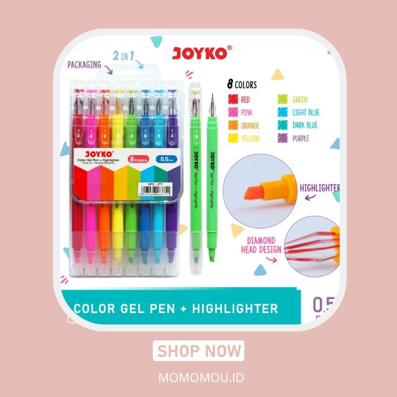 

BOLPOIN JOYKO 2IN1 GPC-277 (BOLPOIN + STABILO)